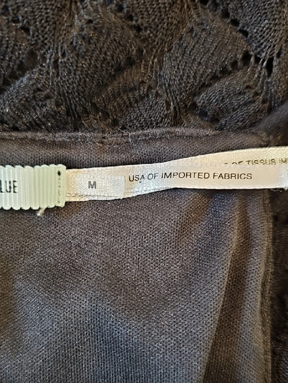 Kimchi Blue Crochet Lace Overlay Halter Neck Mini Dress Sz M - Picture 8 of 11